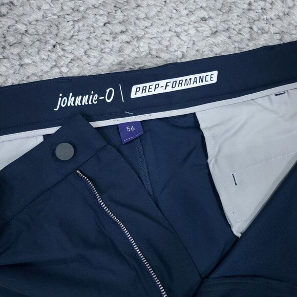 Johnnie-O Cross Country Shorts Prep-formance Navy Blue High Tide Size 56 - Picture 3 of 9